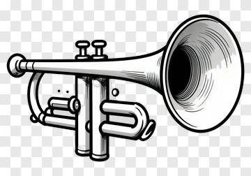 Cartoon Trumpet PNG