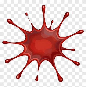 Red Paint Splash PNG