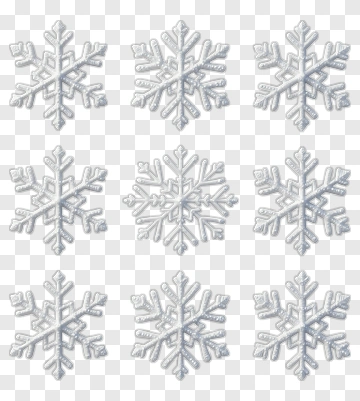 Embroidered Snowflakes PNG