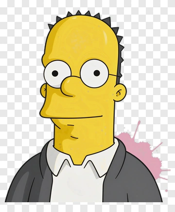 Cartoon Character With Glasses PNG