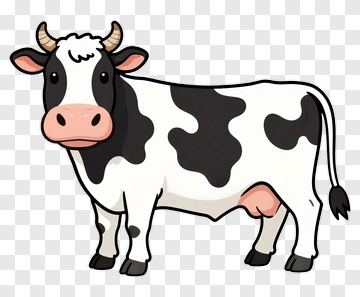 Cartoon Cow PNG