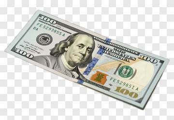One Hundred Dollar Bill PNG