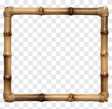 Bamboo Picture Frame PNG