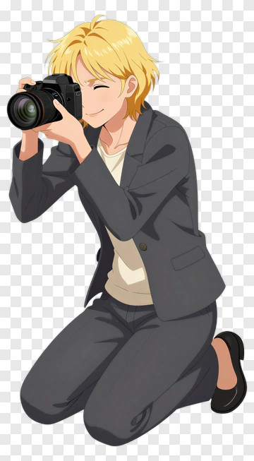 Photographer Taking A Picture PNG