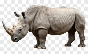 3D Rhinoceros PNG