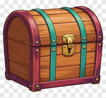 Cartoon Treasure Chest PNG