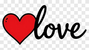 Love Heart Illustration PNG