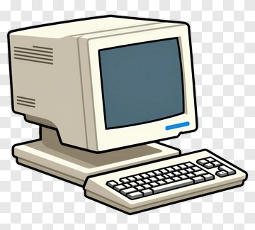 Cartoon Desktop Computer PNG
