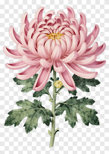 Pink Chrysanthemum Flower PNG