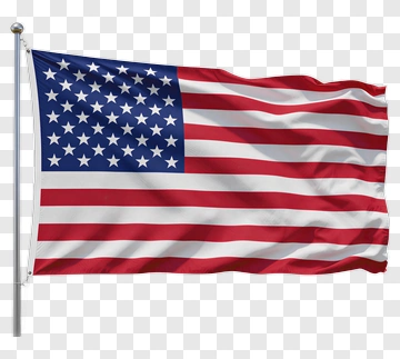 American Flag Waving PNG