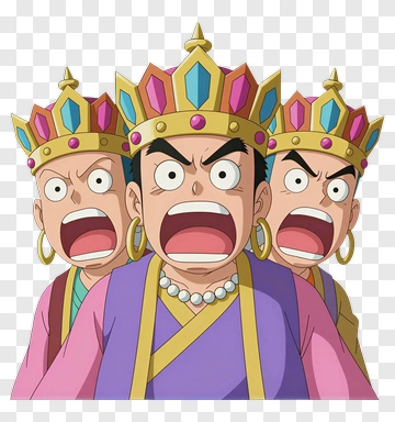 Angry Cartoon Kings PNG