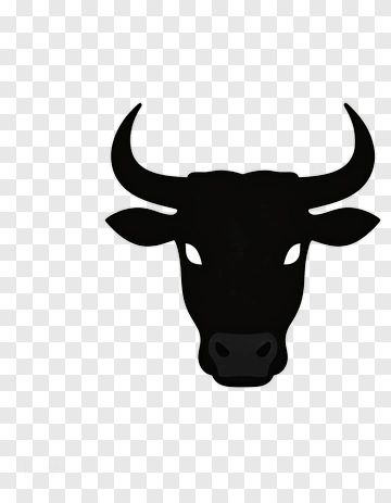 Black Bull Head PNG