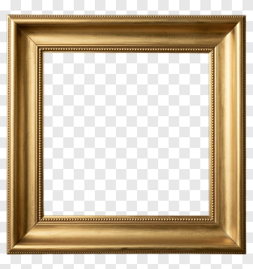 Gold Picture Frame PNG