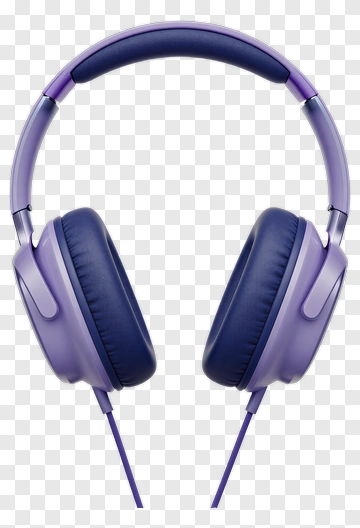 Purple Headphones PNG