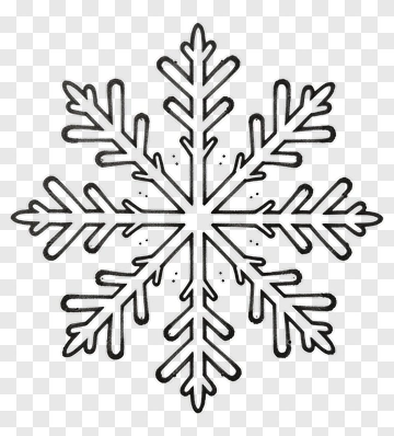 Snowflake Outline PNG