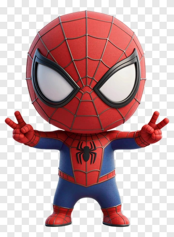 Cartoon Spider-Man Character PNG