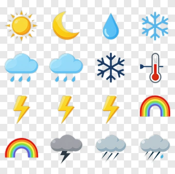 Weather Icons Collection PNG