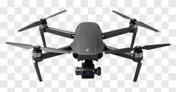 Drone With Four Rotors PNG