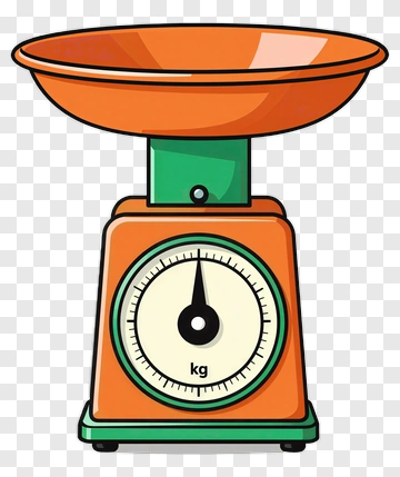Cartoon Kitchen Scale PNG