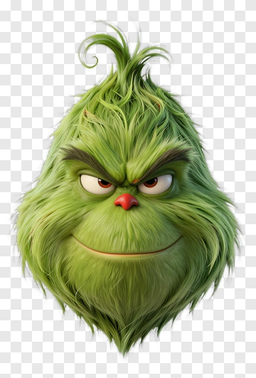 Cartoon Grinch Character PNG