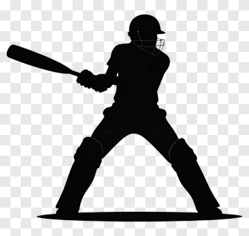 Cricket Player Batting PNG
