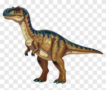 Realistic Dinosaur Standing PNG