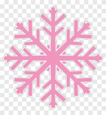 Pink Snowflake PNG