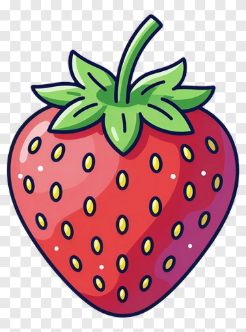 Cartoon Strawberry PNG