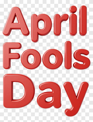 April Fools Day Text PNG