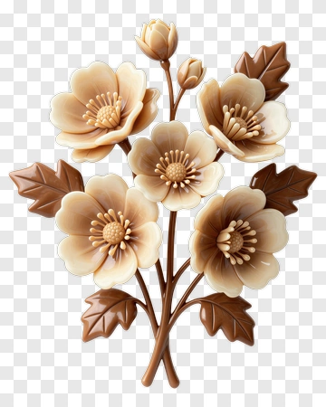 Brown Flower Bouquet PNG