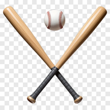Baseball Bats And Ball PNG