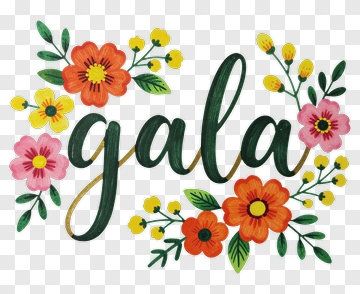 Floral Gala Design PNG