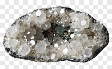 Geode Filled With Crystals PNG