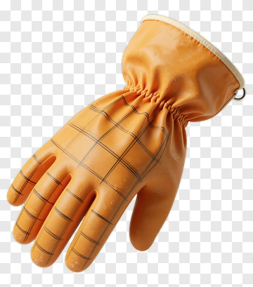 Rubber Gardening Glove PNG