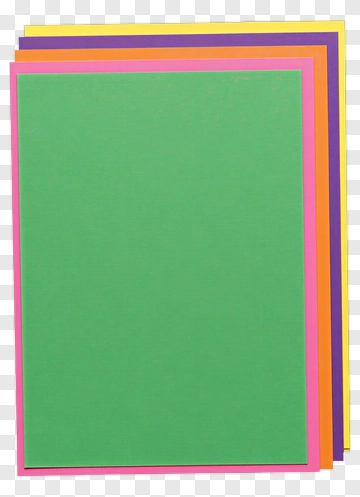 Colorful Sheets Of Craft Paper PNG