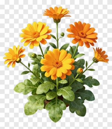 Colorful Flower Bouquet PNG