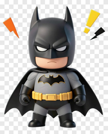 Cartoon Batman Character PNG