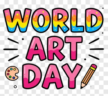 World Art Day Celebration PNG