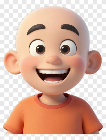 Cartoon Boy Smiling PNG
