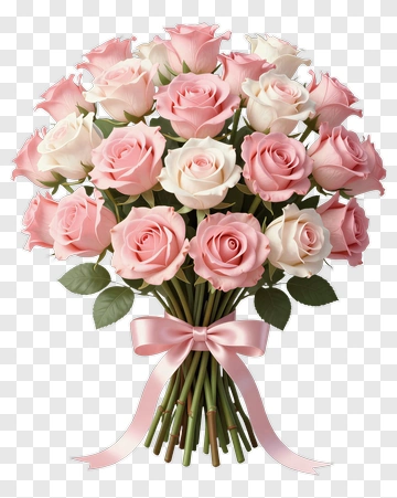 Bouquet Of Pink Roses PNG