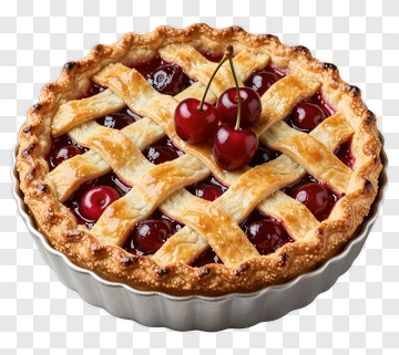Cherry Pie With Lattice Crust PNG