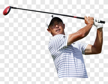 Golfer Swinging A Driver PNG