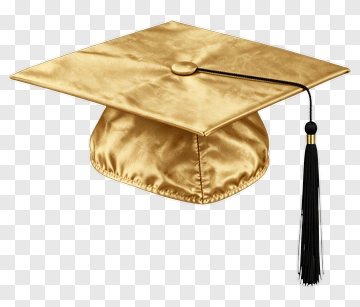 Gold Graduation Cap PNG