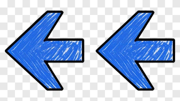 Blue Arrows Pointing Left PNG