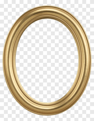 Gold Picture Frame PNG