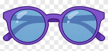 Purple Sunglasses PNG