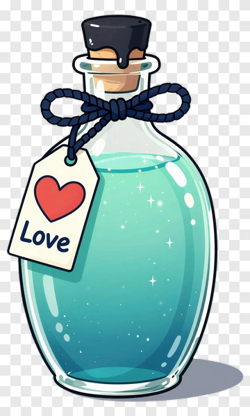Love Potion Bottle PNG