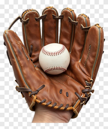 Baseball Glove With Ball PNG