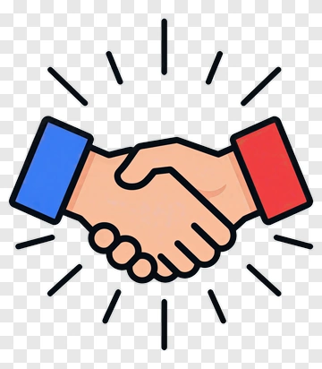 Handshake Illustration PNG