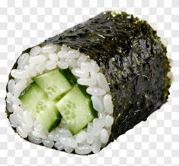 Sushi Roll With Cucumber PNG